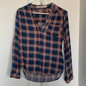 fun 2 fun Plaid Top